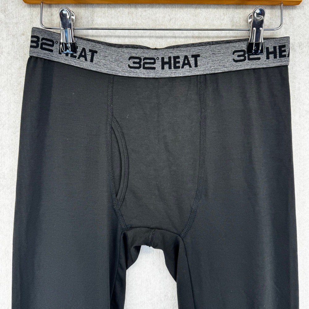Mens Thermal Leggings Base Layer Pants Black Small